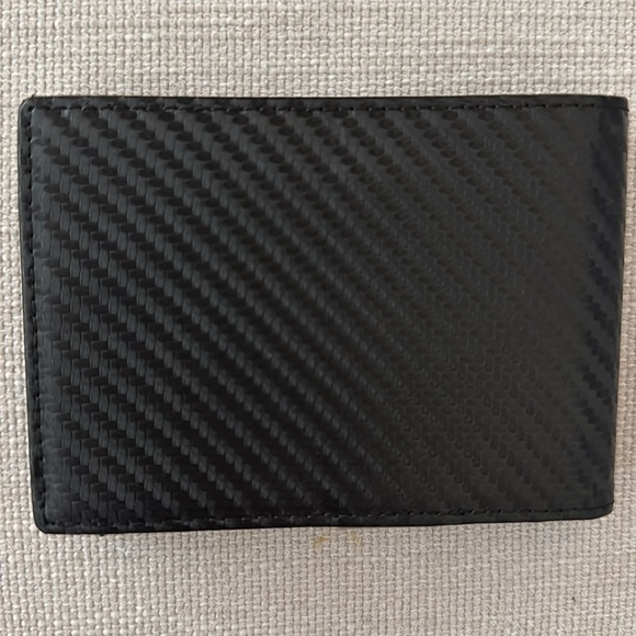 Mens Black Slim Wallet Metal RFID Blocking Wallet Card Case Money Clip - Picture 4 of 5